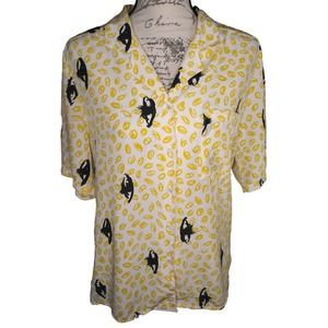 Vintage Haberdashery By Personal Bottom Collared Retro Eye Fashion Pattern...